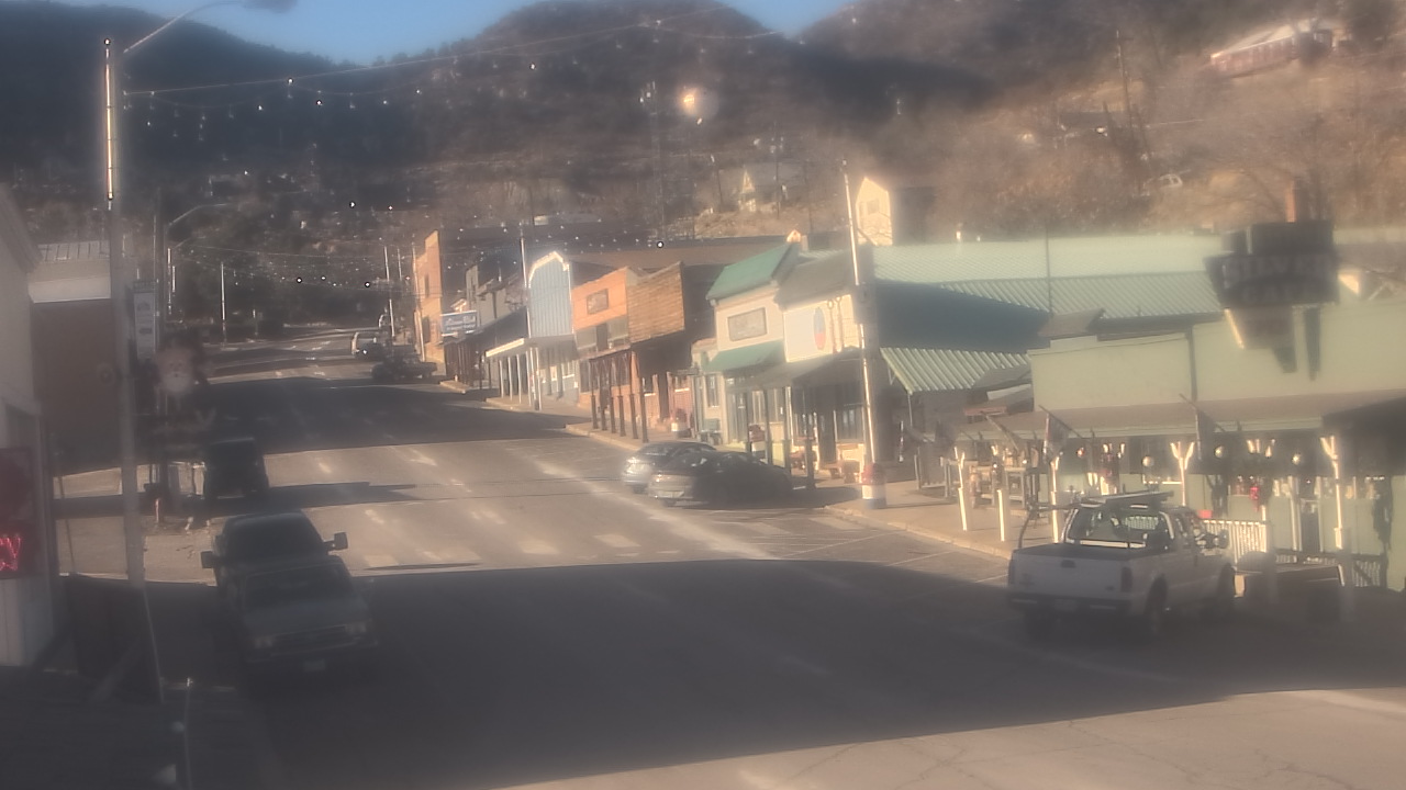 Thumbnail for current weather camera view from Overland Hotel in Pioche, Nevada