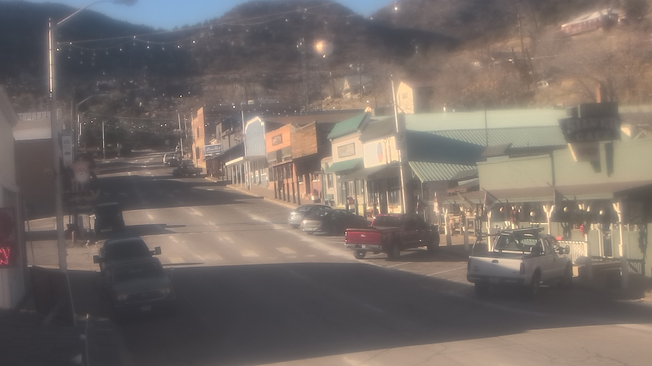 Thumbnail for current weather camera view from Overland Hotel in Pioche, Nevada