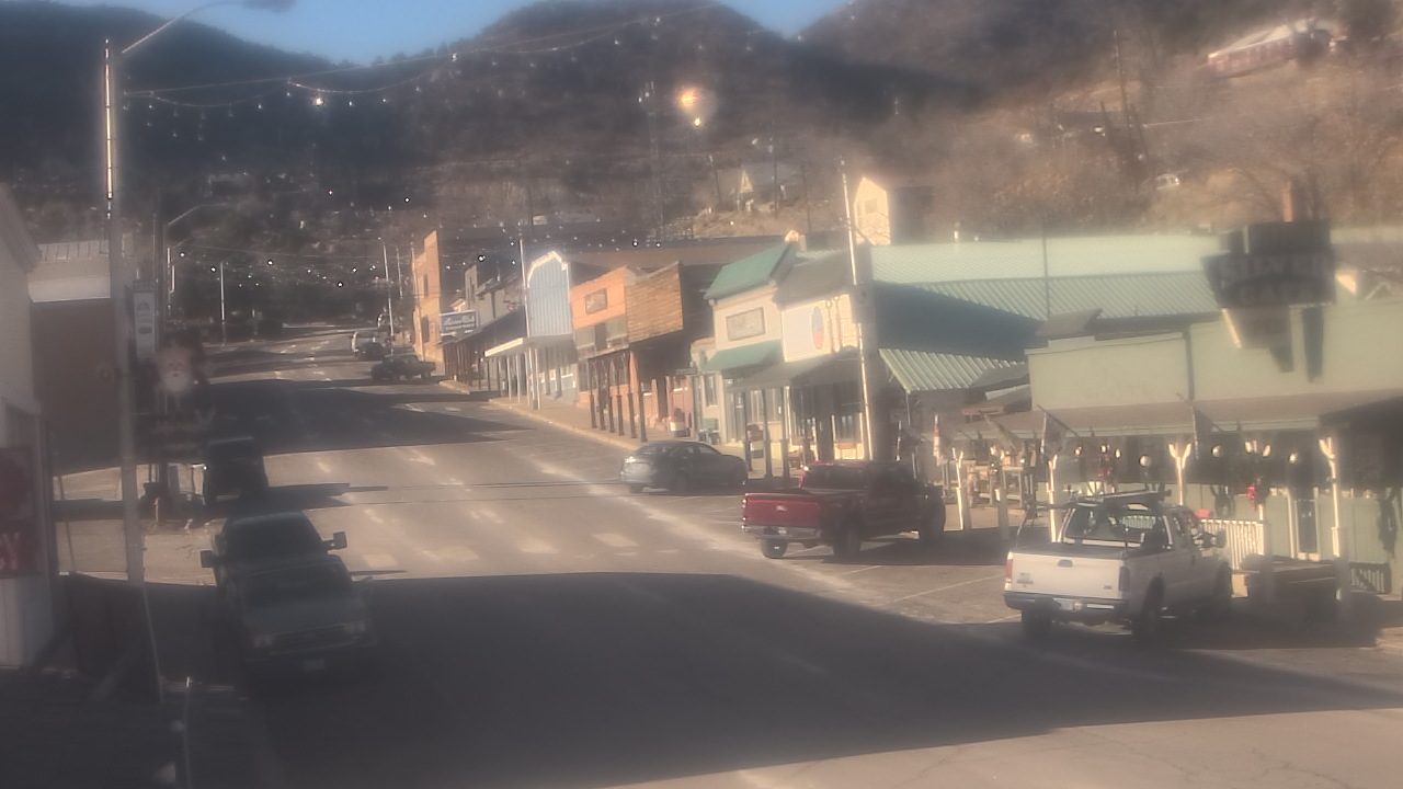 Thumbnail for current weather camera view from Overland Hotel in Pioche, Nevada