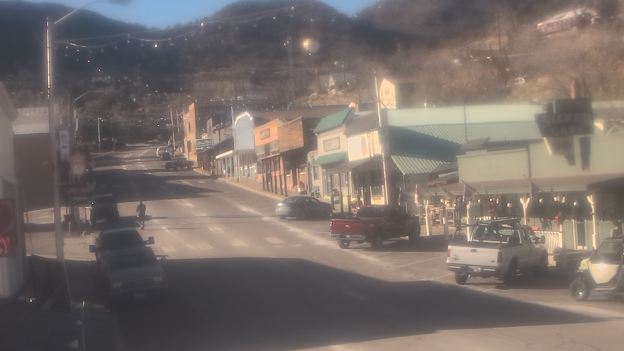 Thumbnail for current weather camera view from Overland Hotel in Pioche, Nevada