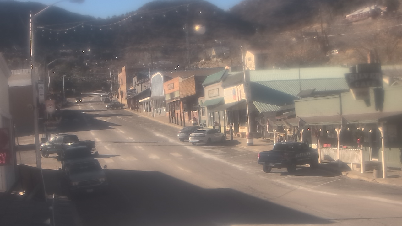 Thumbnail for current weather camera view from Overland Hotel in Pioche, Nevada