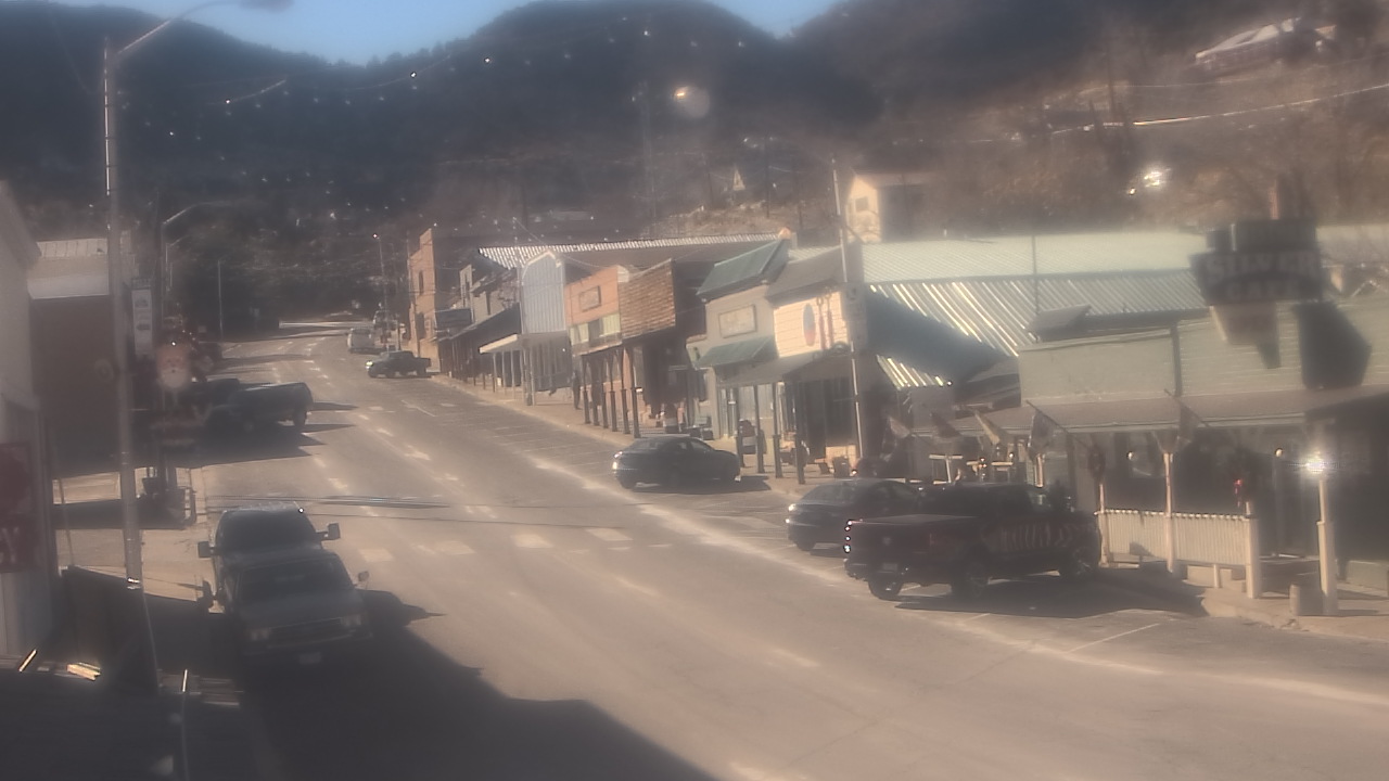 Thumbnail for current weather camera view from Overland Hotel in Pioche, Nevada