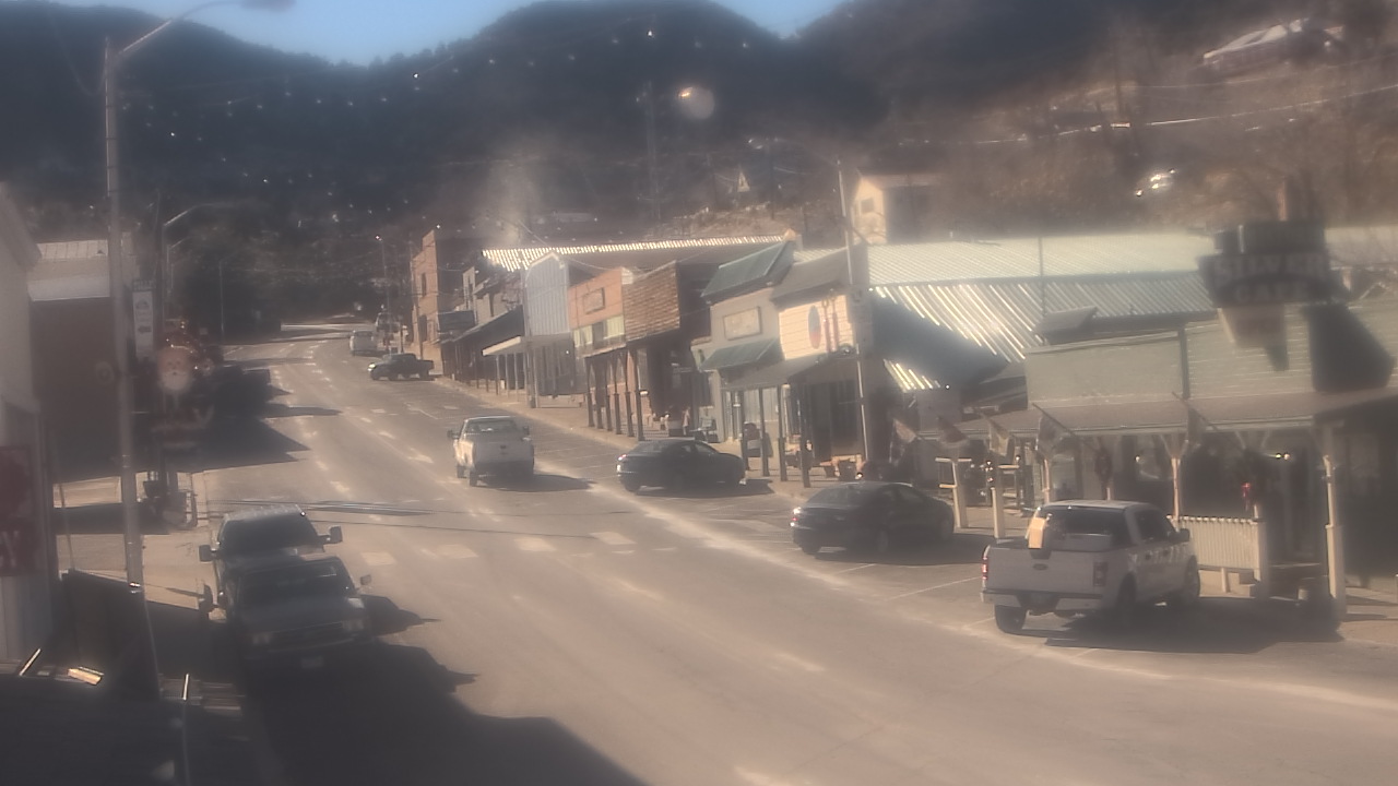 Thumbnail for current weather camera view from Overland Hotel in Pioche, Nevada