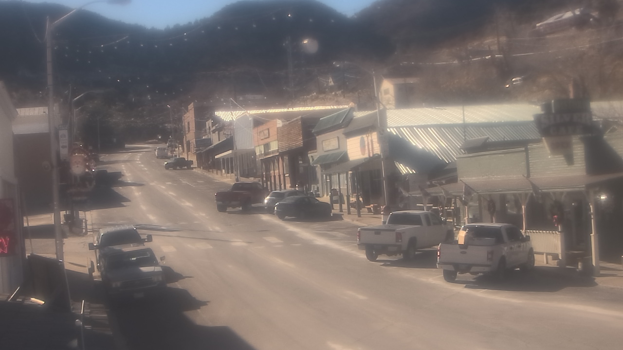 Thumbnail for current weather camera view from Overland Hotel in Pioche, Nevada