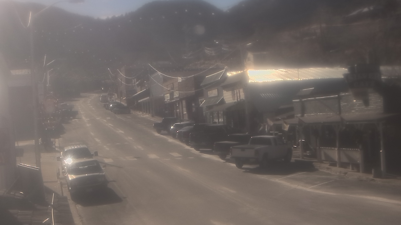 Thumbnail for current weather camera view from Overland Hotel in Pioche, Nevada