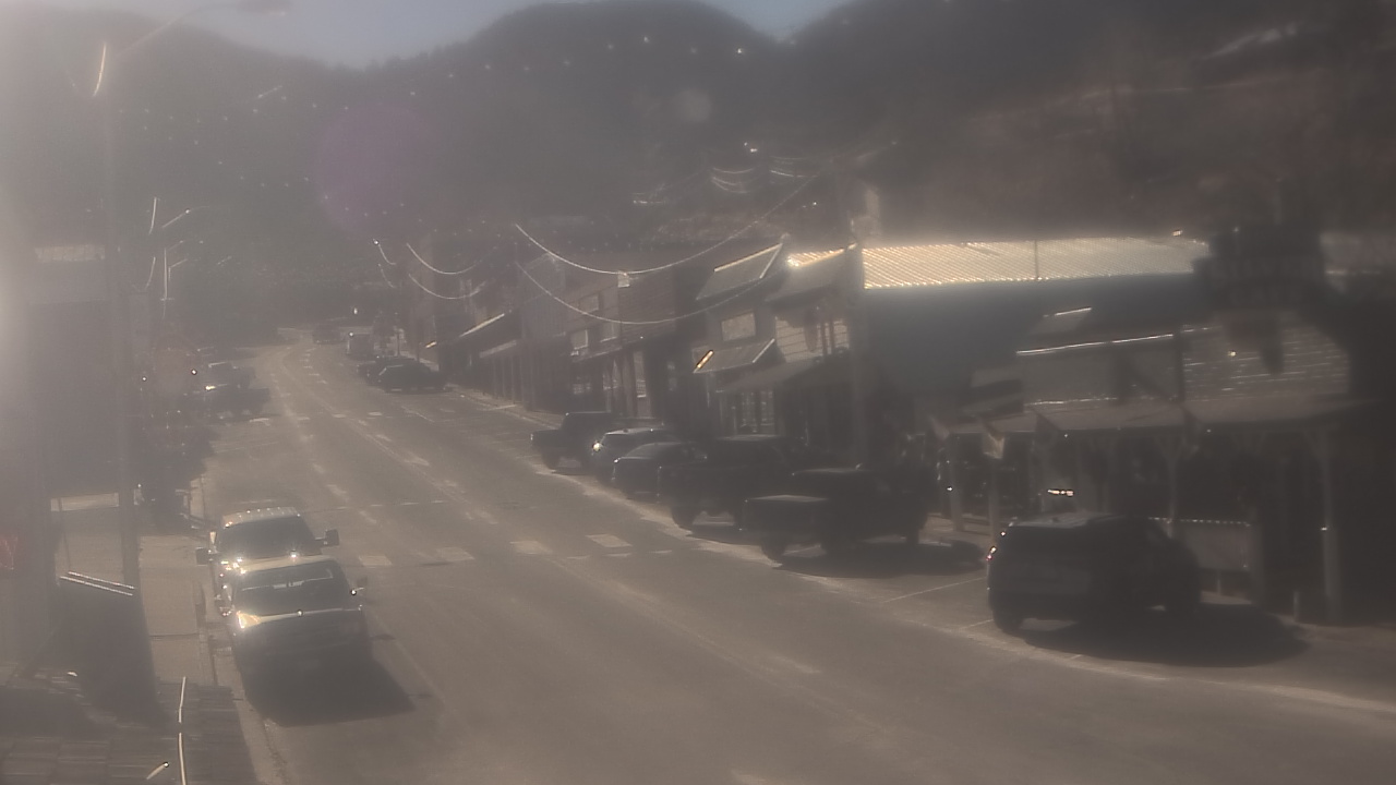 Thumbnail for current weather camera view from Overland Hotel in Pioche, Nevada