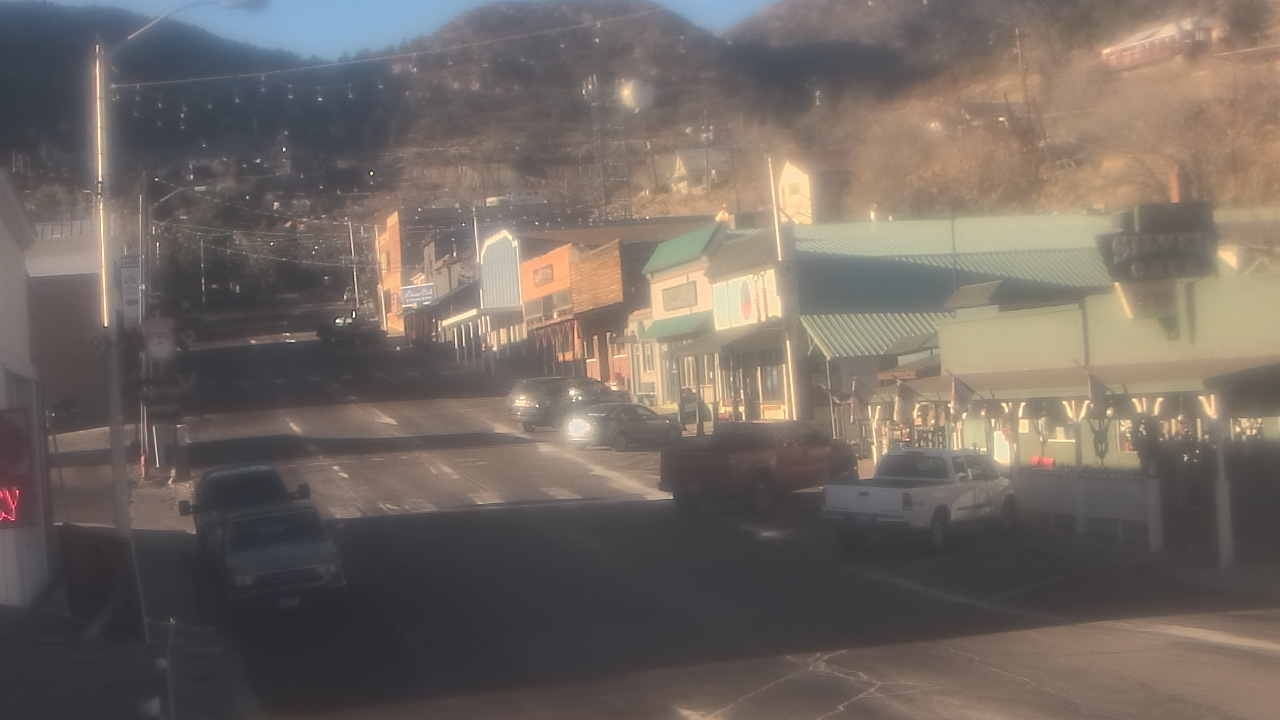 Thumbnail for current weather camera view from Overland Hotel in Pioche, Nevada