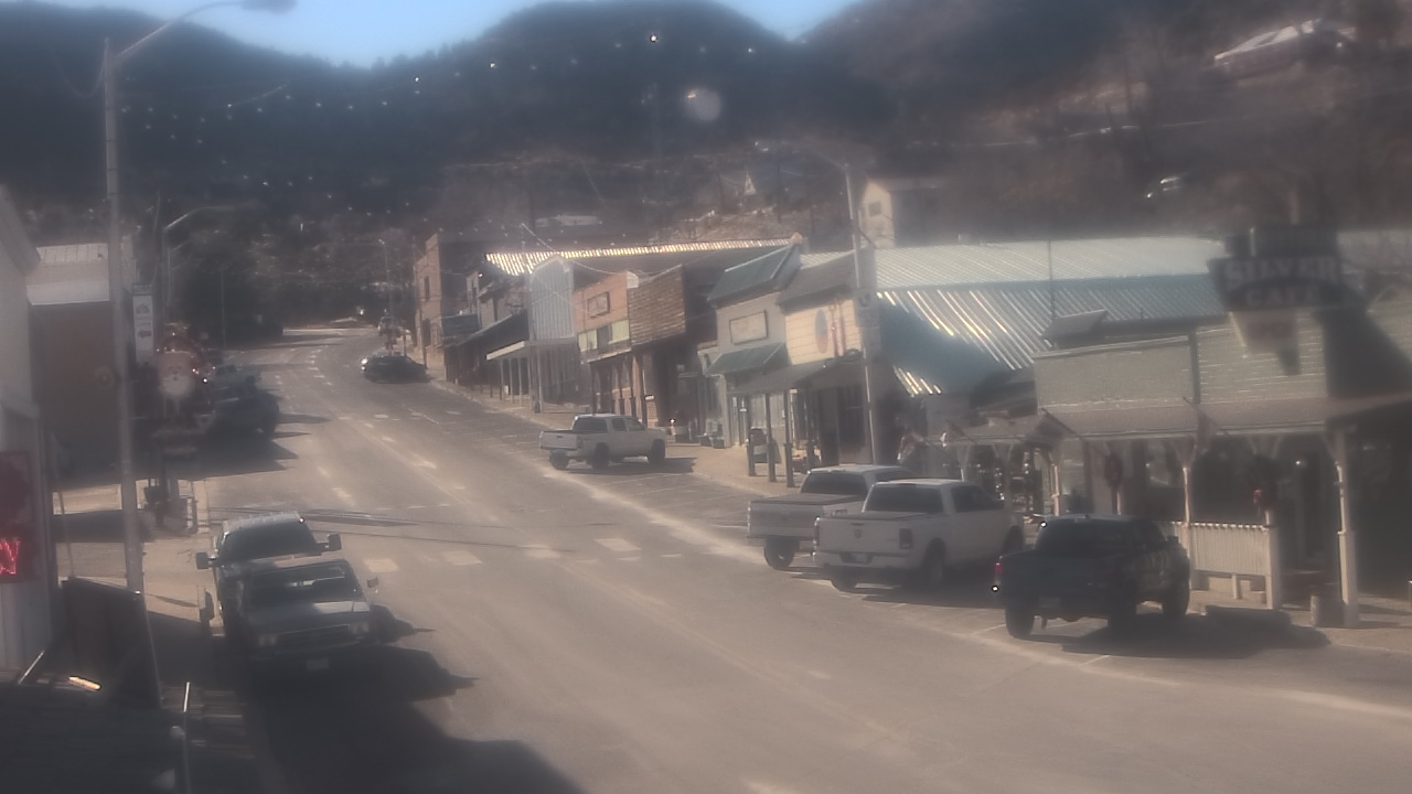 Thumbnail for current weather camera view from Overland Hotel in Pioche, Nevada