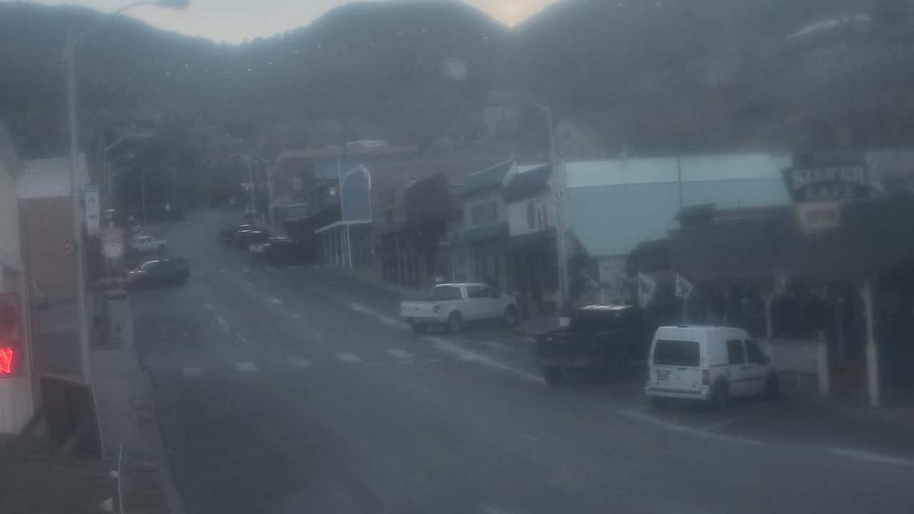 Thumbnail for current weather camera view from Overland Hotel in Pioche, Nevada