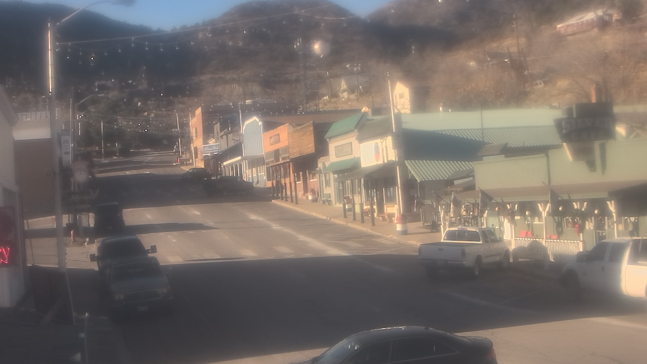 Thumbnail for current weather camera view from Overland Hotel in Pioche, Nevada