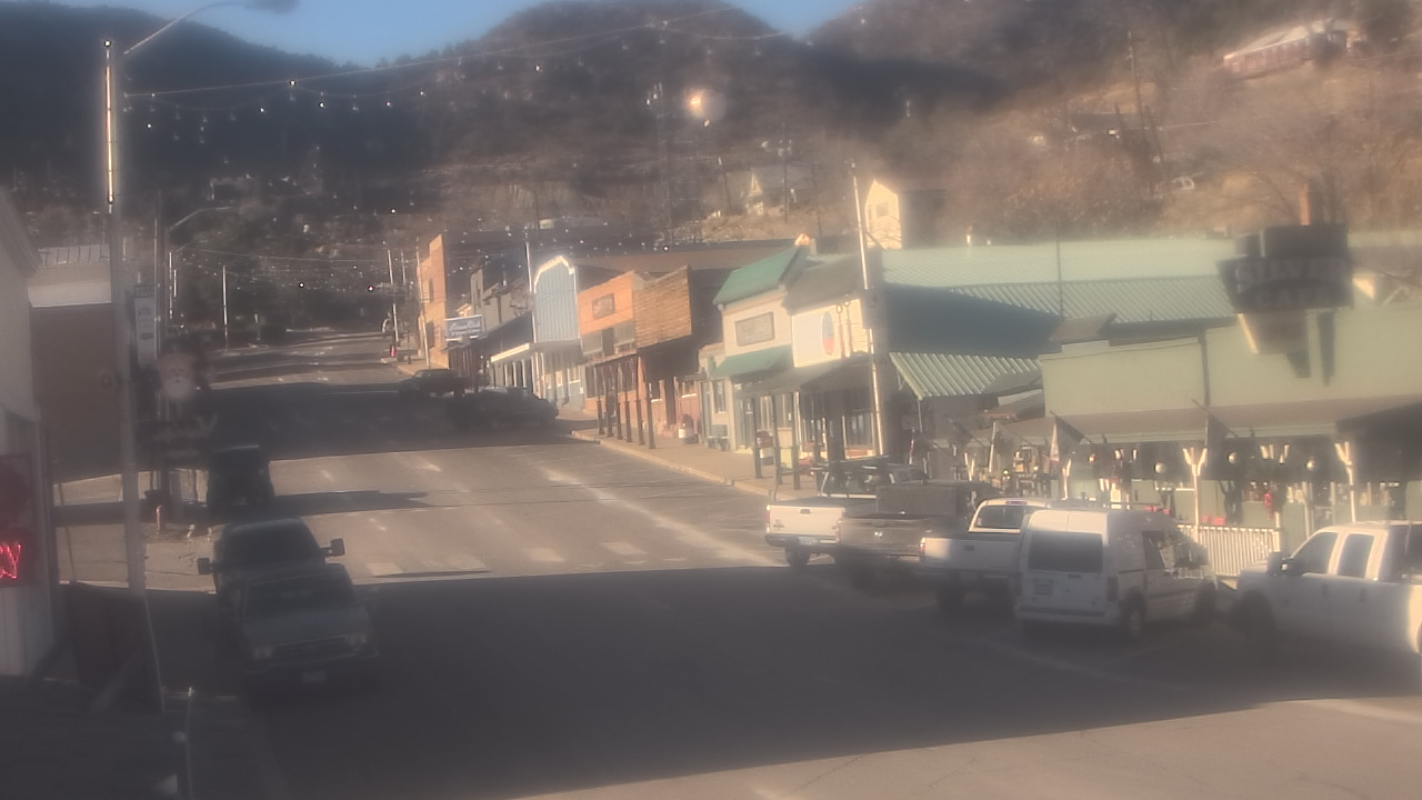 Thumbnail for current weather camera view from Overland Hotel in Pioche, Nevada