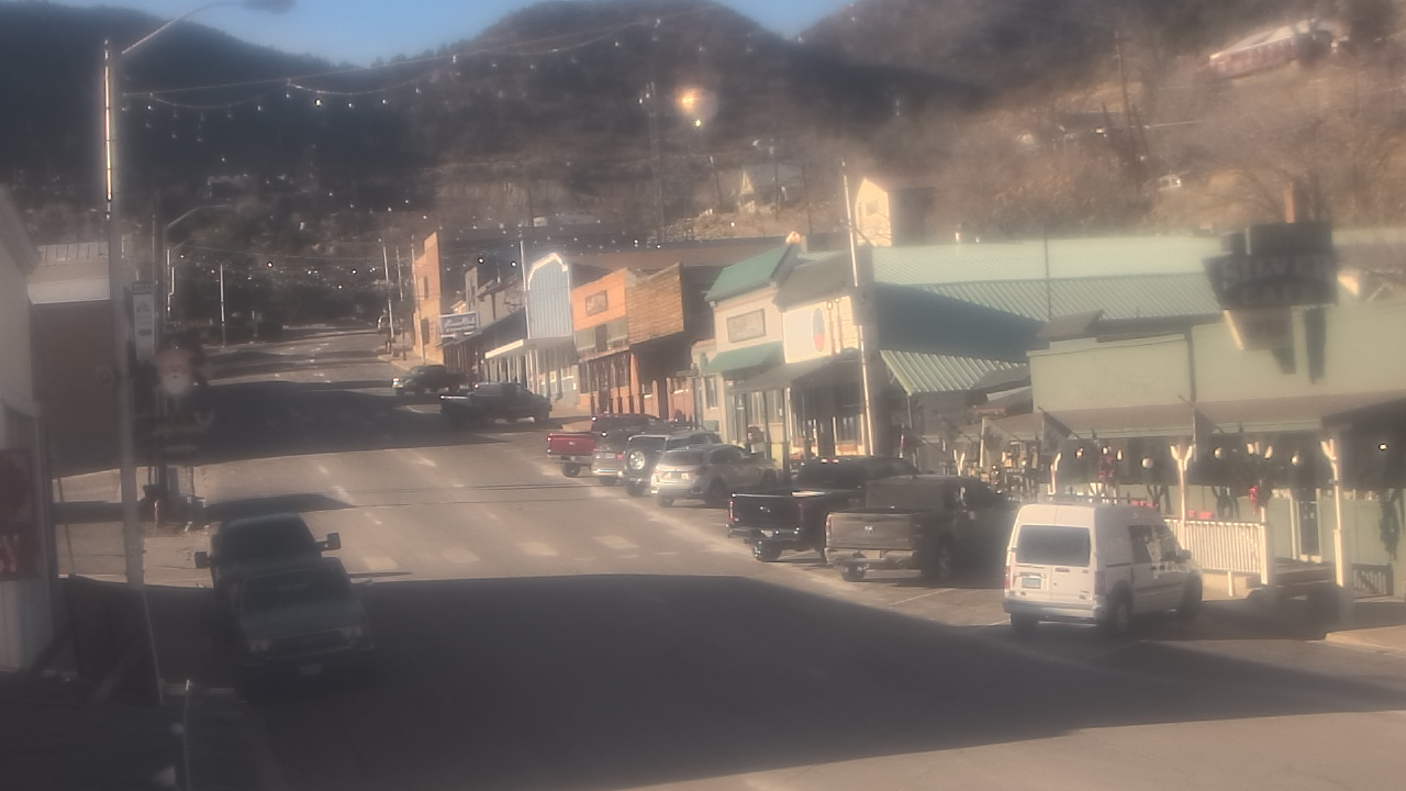 Thumbnail for current weather camera view from Overland Hotel in Pioche, Nevada