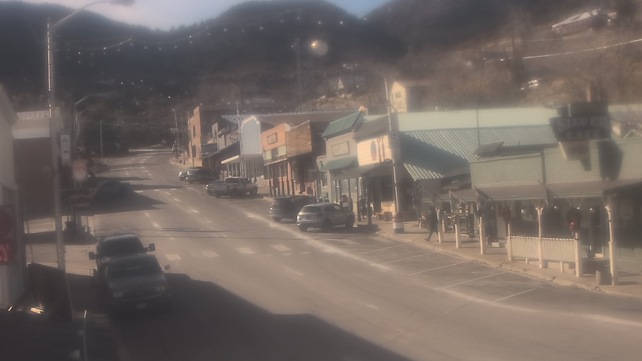 Thumbnail for current weather camera view from Overland Hotel in Pioche, Nevada