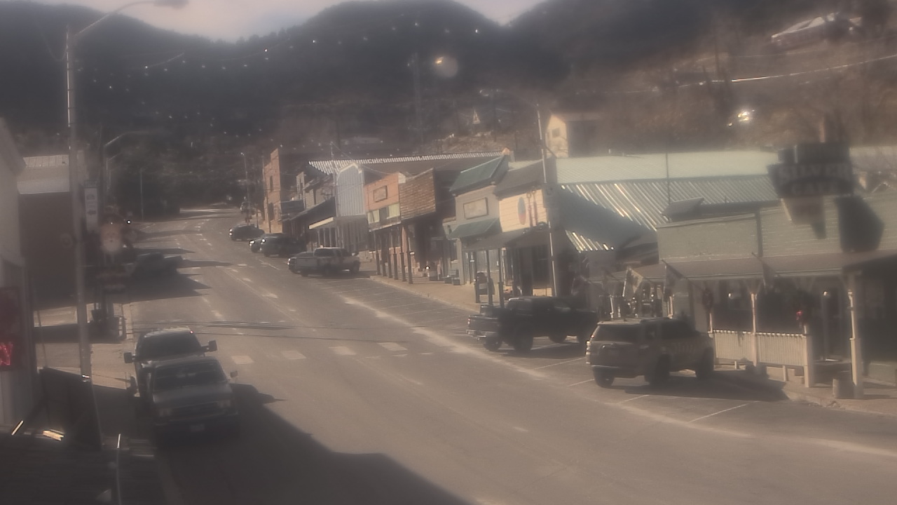 Thumbnail for current weather camera view from Overland Hotel in Pioche, Nevada