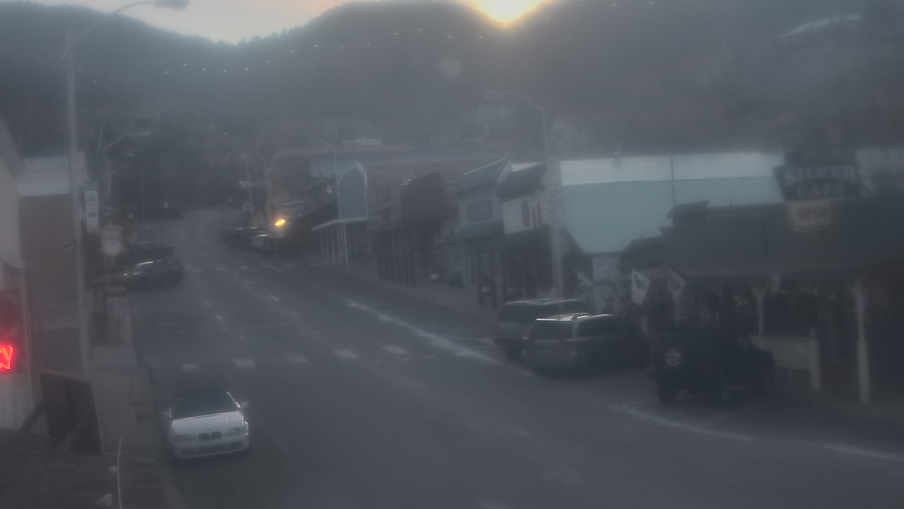 Thumbnail for current weather camera view from Overland Hotel in Pioche, Nevada