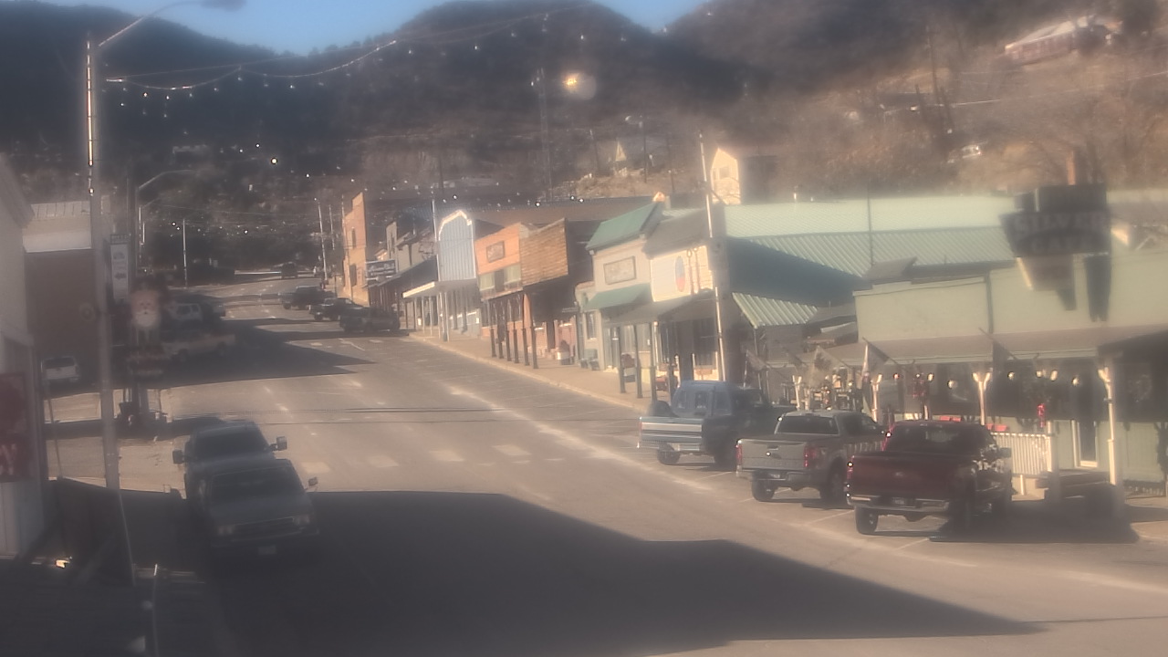 Thumbnail for current weather camera view from Overland Hotel in Pioche, Nevada