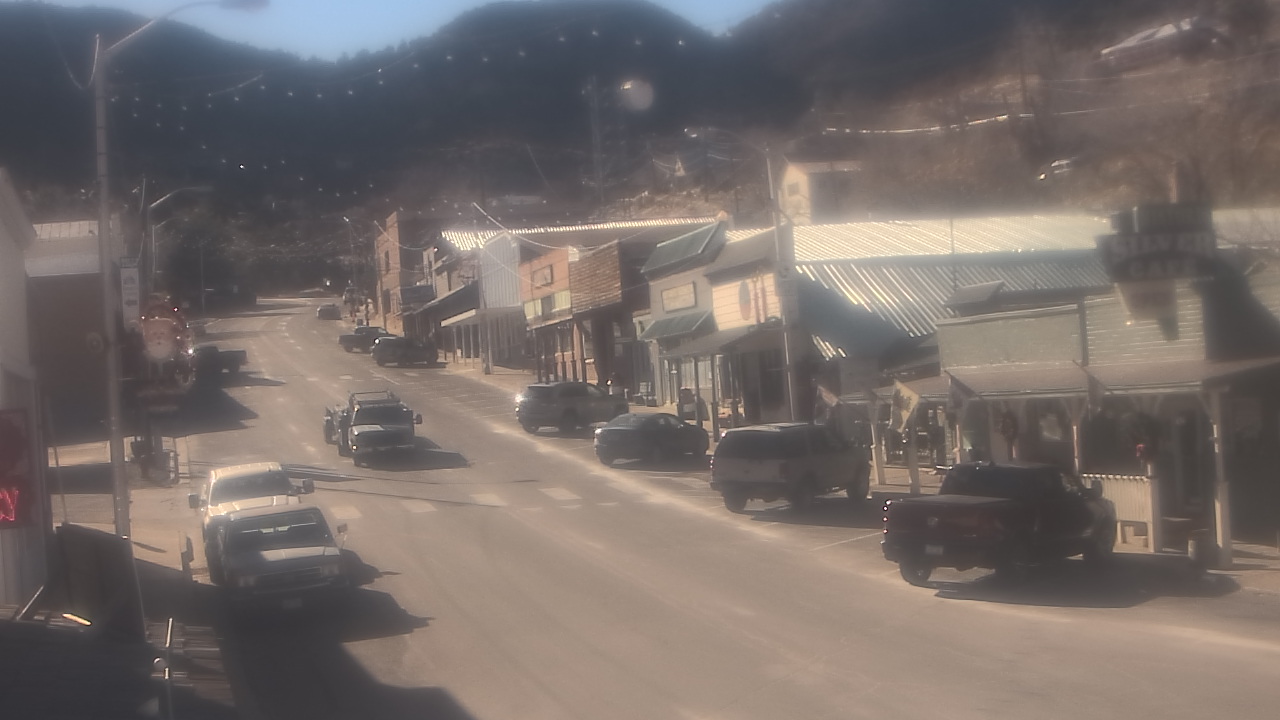Thumbnail for current weather camera view from Overland Hotel in Pioche, Nevada