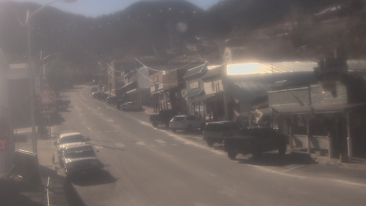 Thumbnail for current weather camera view from Overland Hotel in Pioche, Nevada