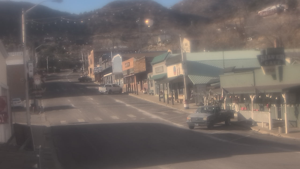 Thumbnail for current weather camera view from Overland Hotel in Pioche, Nevada