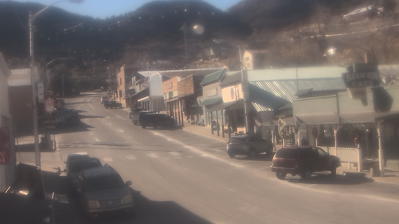 Thumbnail for current weather camera view from Overland Hotel in Pioche, Nevada