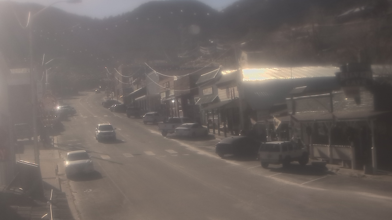 Thumbnail for current weather camera view from Overland Hotel in Pioche, Nevada