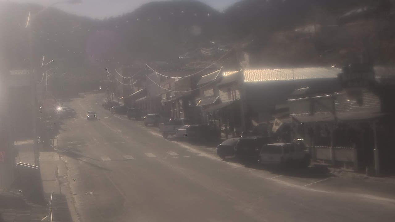 Thumbnail for current weather camera view from Overland Hotel in Pioche, Nevada