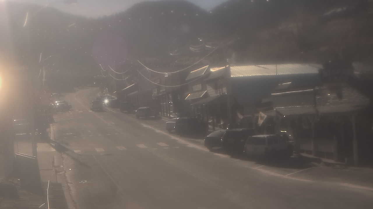 Thumbnail for current weather camera view from Overland Hotel in Pioche, Nevada