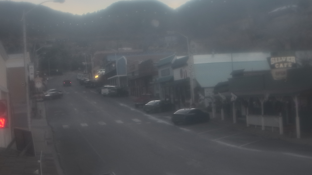 Thumbnail for current weather camera view from Overland Hotel in Pioche, Nevada