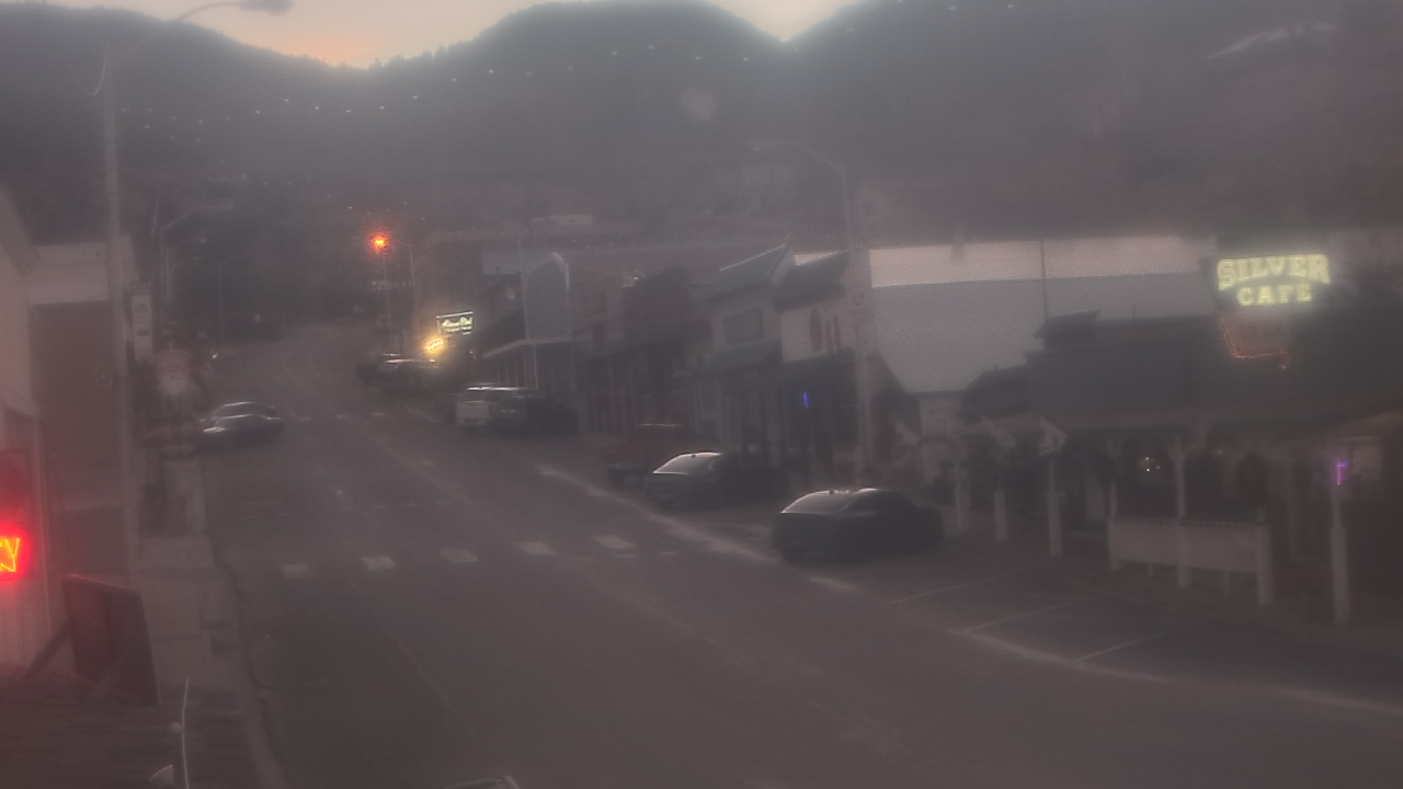 Thumbnail for current weather camera view from Overland Hotel in Pioche, Nevada