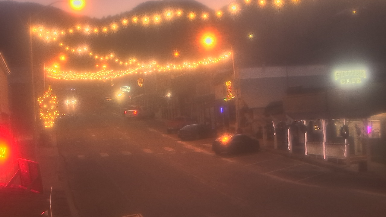 Thumbnail for current weather camera view from Overland Hotel in Pioche, Nevada