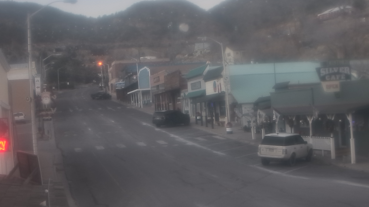 Thumbnail for current weather camera view from Overland Hotel in Pioche, Nevada
