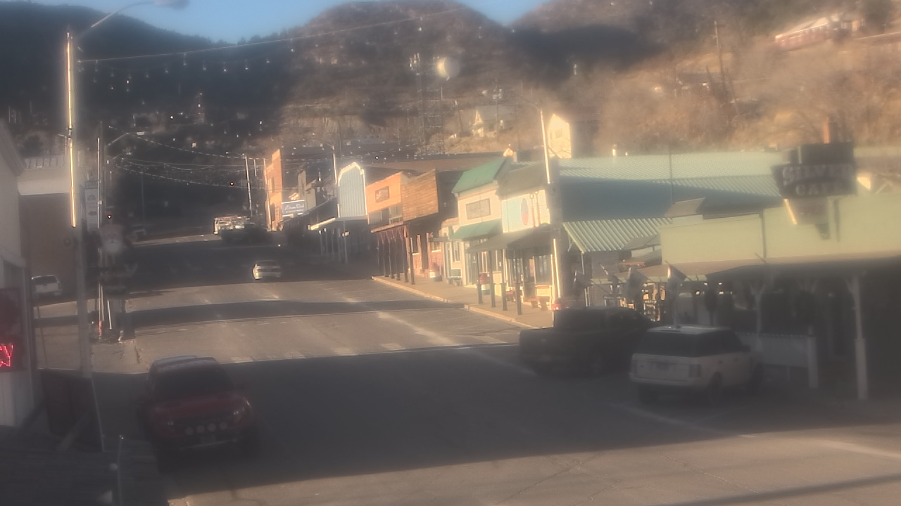 Thumbnail for current weather camera view from Overland Hotel in Pioche, Nevada