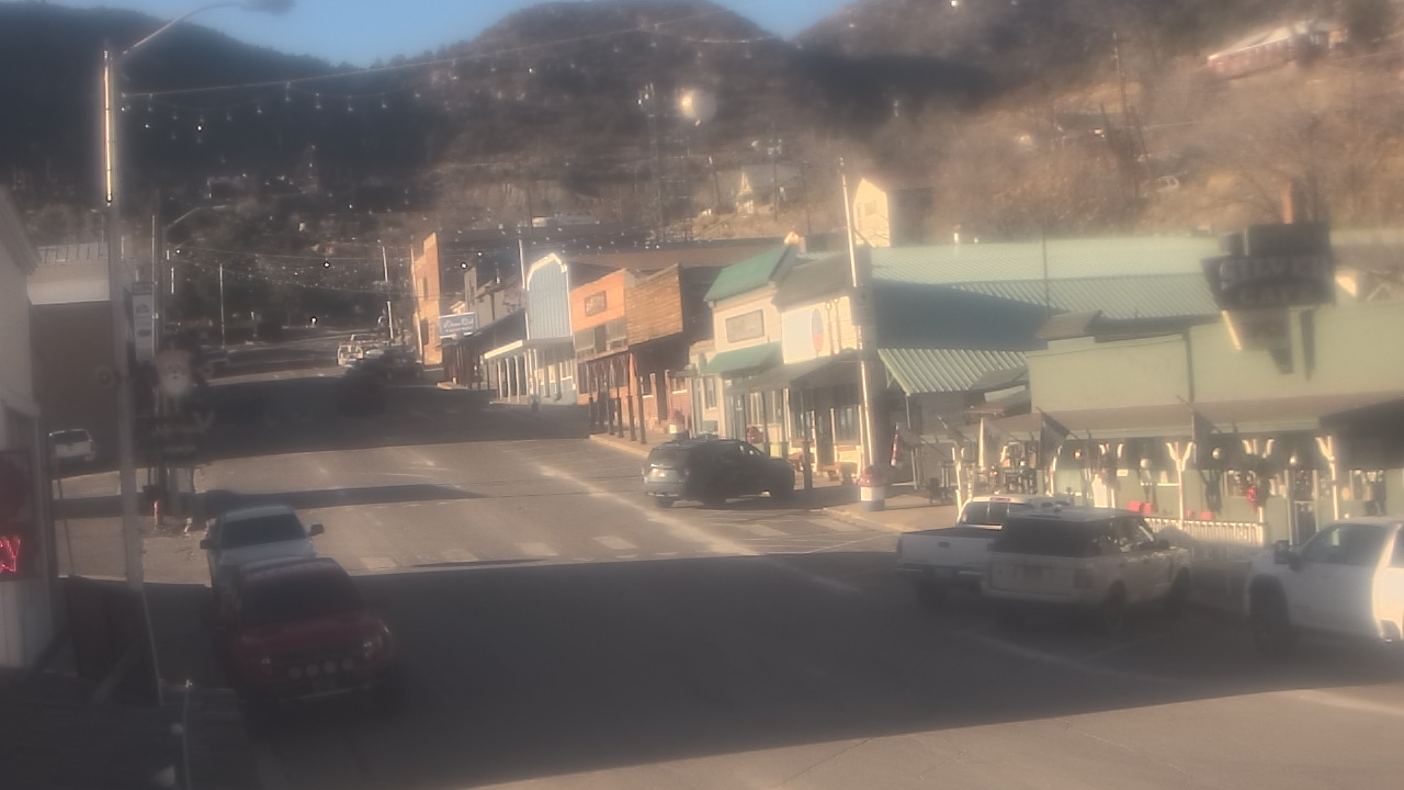 Thumbnail for current weather camera view from Overland Hotel in Pioche, Nevada