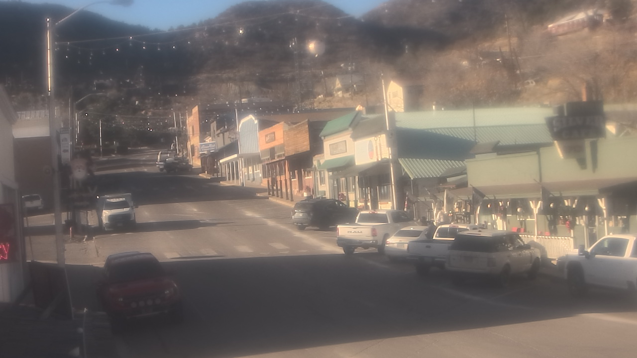 Thumbnail for current weather camera view from Overland Hotel in Pioche, Nevada