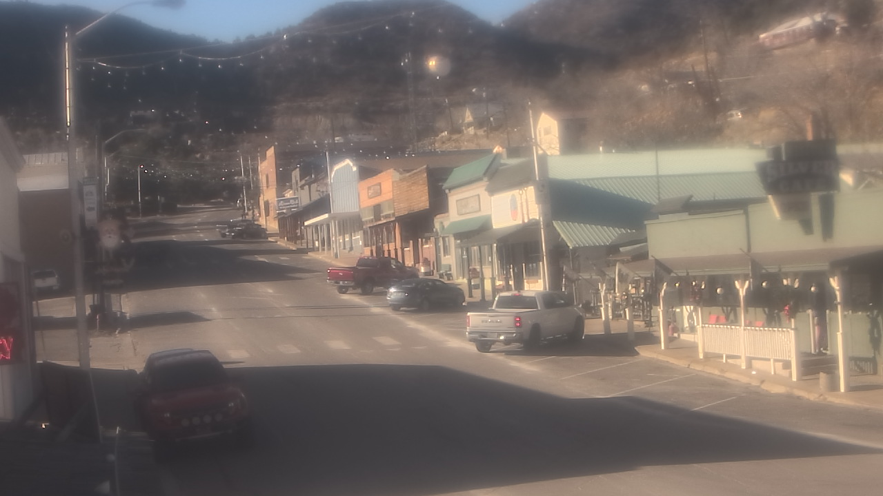 Thumbnail for current weather camera view from Overland Hotel in Pioche, Nevada