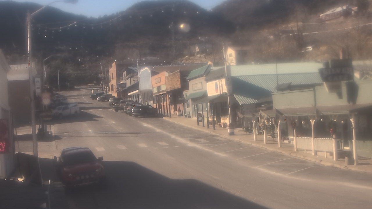 Thumbnail for current weather camera view from Overland Hotel in Pioche, Nevada