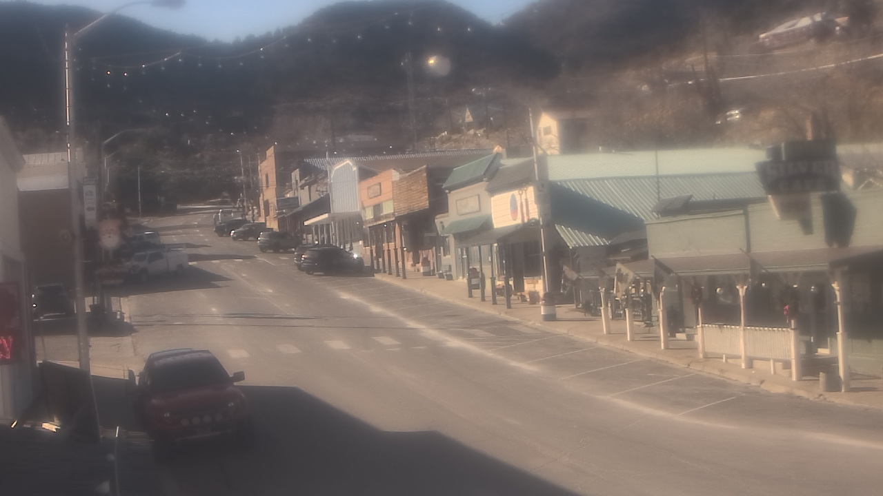 Thumbnail for current weather camera view from Overland Hotel in Pioche, Nevada