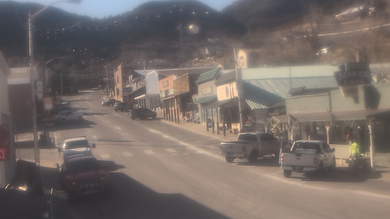 Thumbnail for current weather camera view from Overland Hotel in Pioche, Nevada