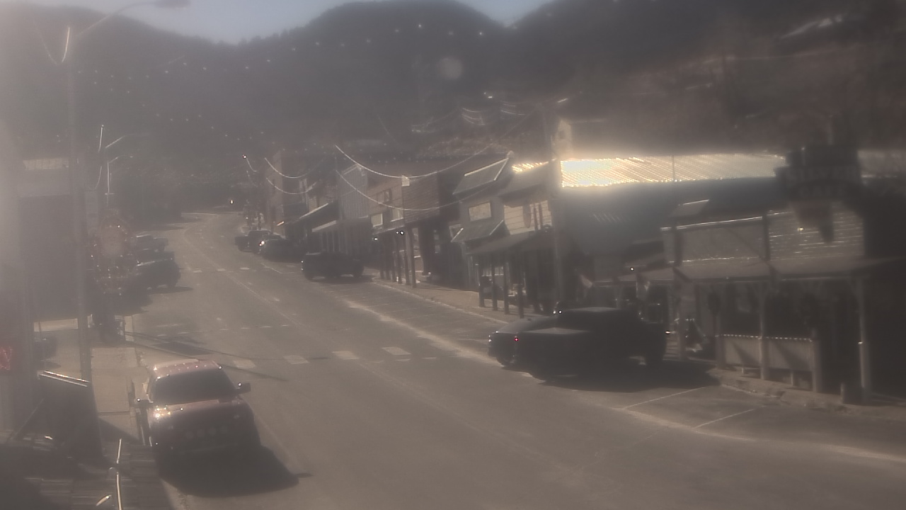 Thumbnail for current weather camera view from Overland Hotel in Pioche, Nevada