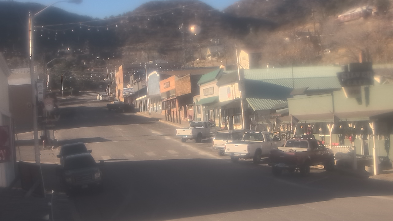 Thumbnail for current weather camera view from Overland Hotel in Pioche, Nevada