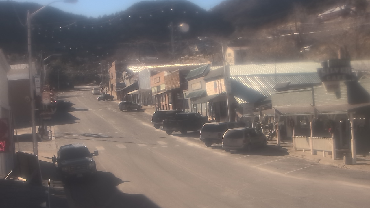 Thumbnail for current weather camera view from Overland Hotel in Pioche, Nevada