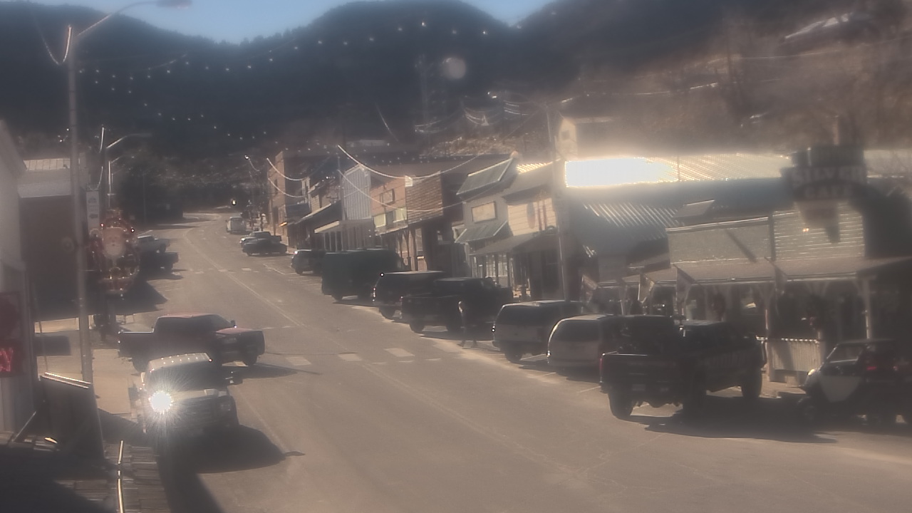 Thumbnail for current weather camera view from Overland Hotel in Pioche, Nevada