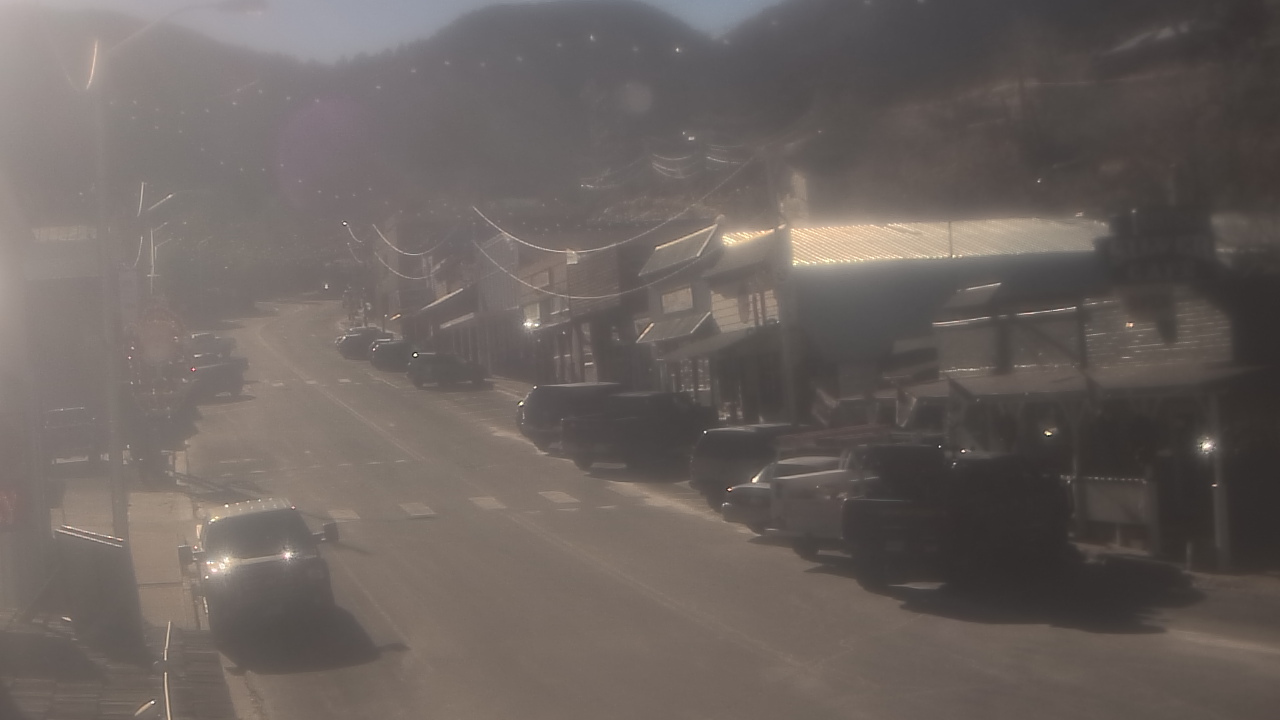 Thumbnail for current weather camera view from Overland Hotel in Pioche, Nevada