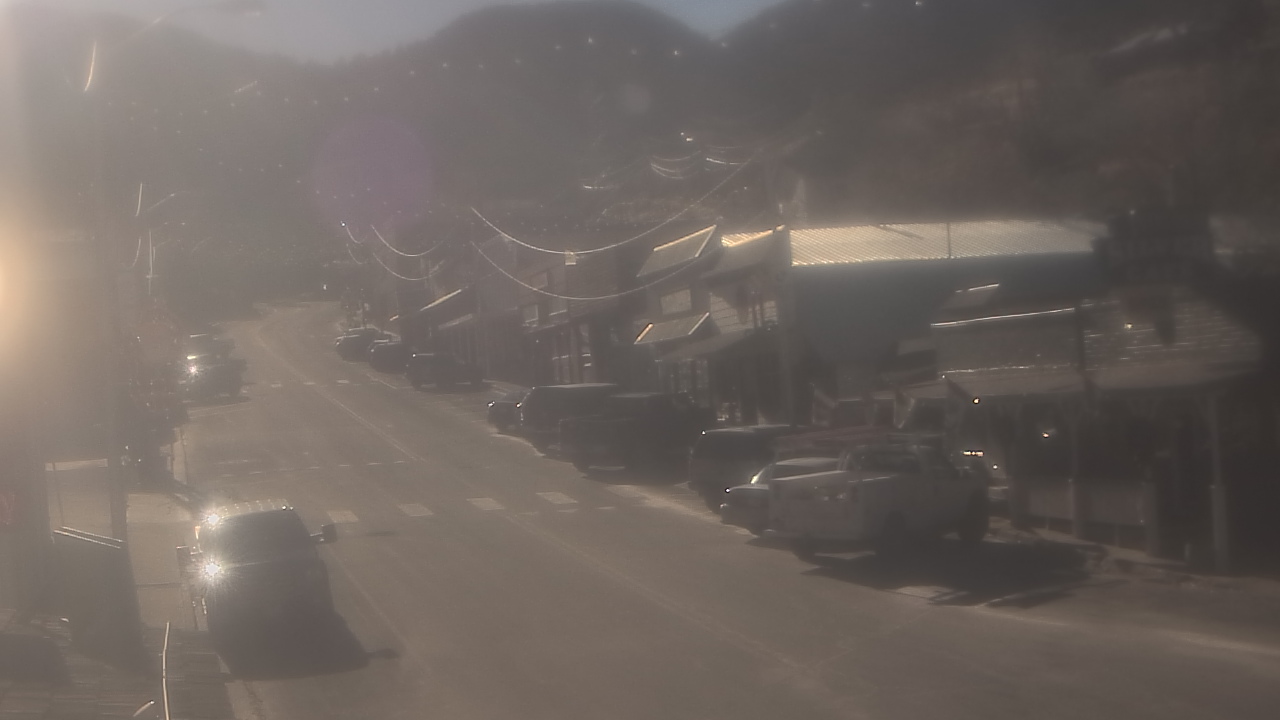 Thumbnail for current weather camera view from Overland Hotel in Pioche, Nevada