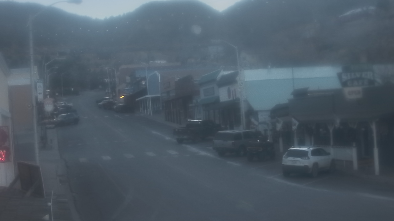 Thumbnail for current weather camera view from Overland Hotel in Pioche, Nevada