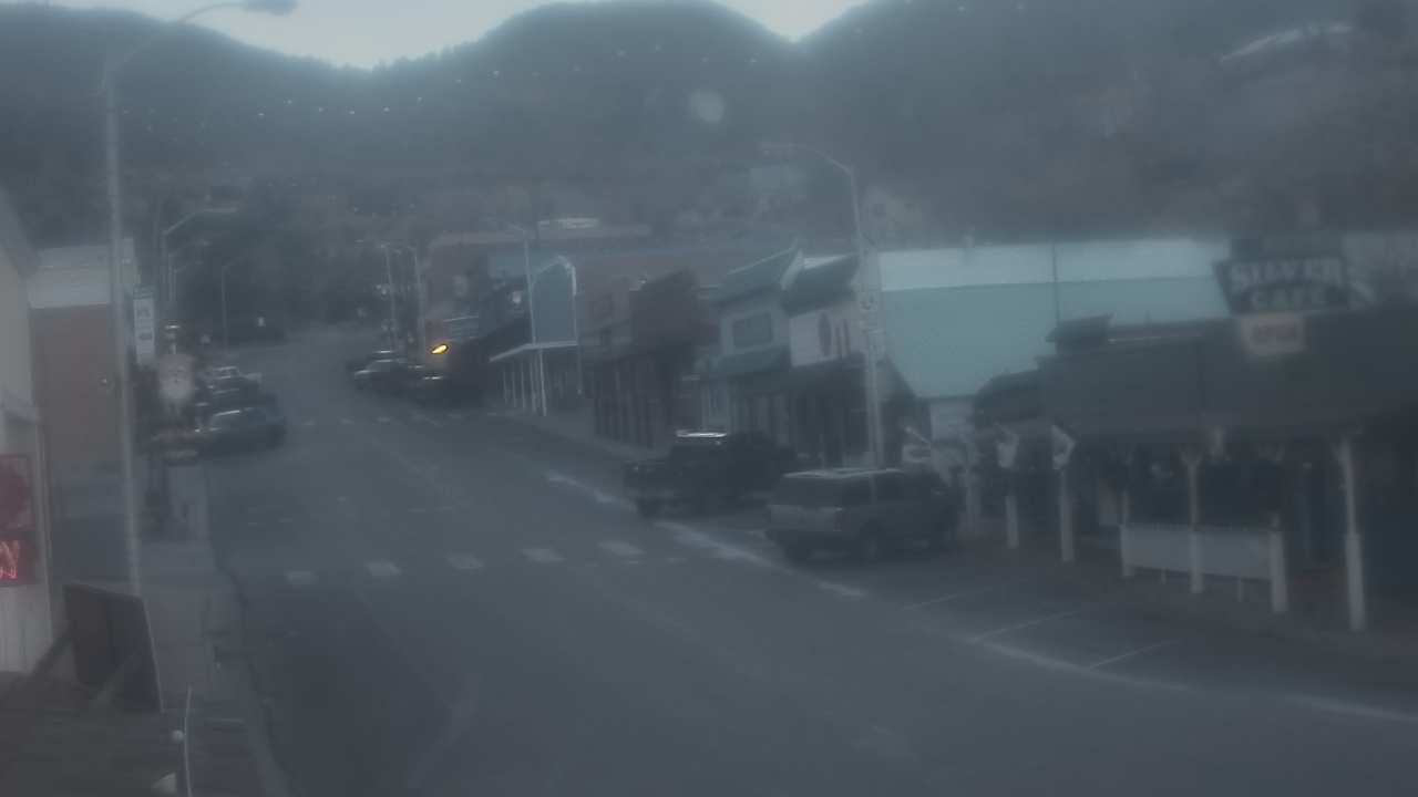 Thumbnail for current weather camera view from Overland Hotel in Pioche, Nevada
