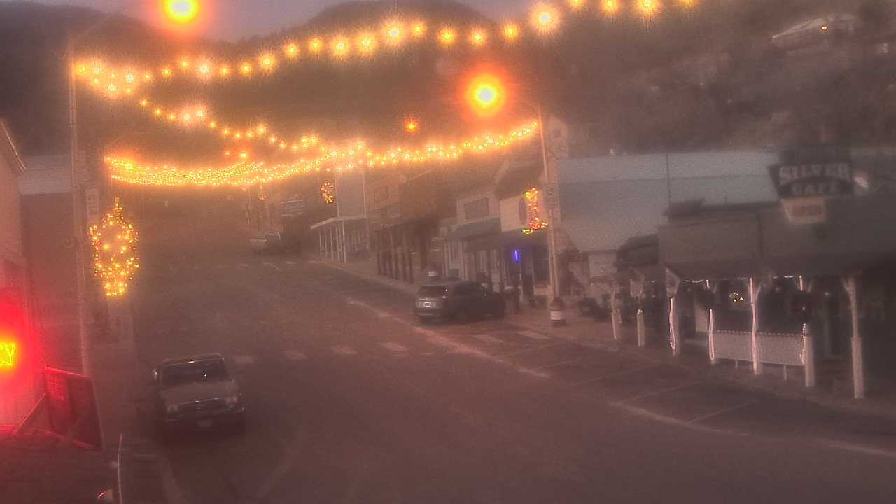 Thumbnail for current weather camera view from Overland Hotel in Pioche, Nevada
