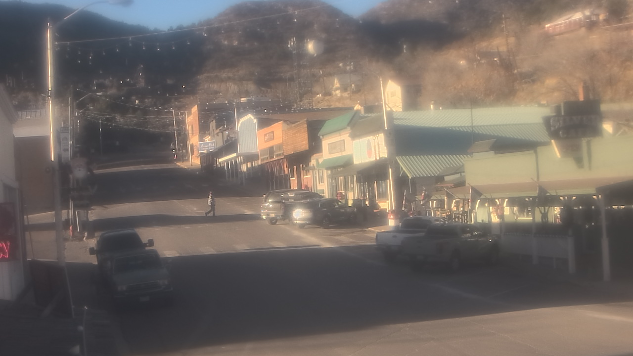 Thumbnail for current weather camera view from Overland Hotel in Pioche, Nevada