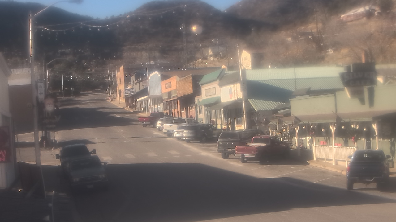 Thumbnail for current weather camera view from Overland Hotel in Pioche, Nevada