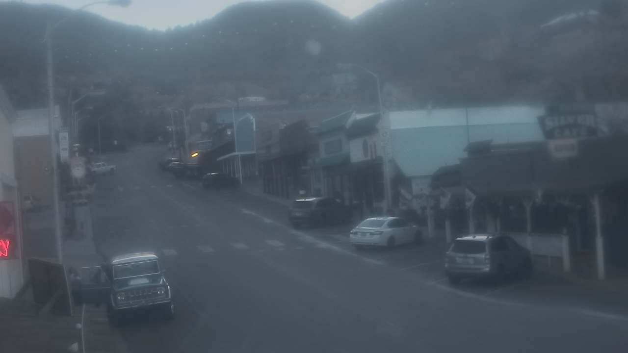 Thumbnail for current weather camera view from Overland Hotel in Pioche, Nevada
